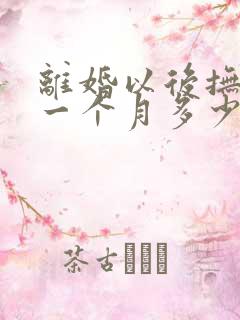 离婚以后抚养费一个月多少钱