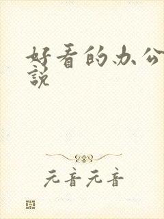 好看的办公室小说