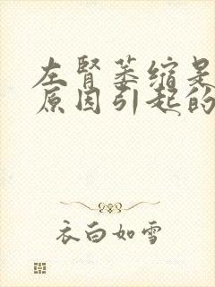 左肾萎缩是什么原因引起的