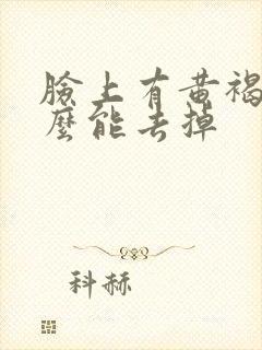 脸上有黄褐斑怎么能去掉