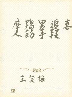 摩羯男追喜欢的人的手段