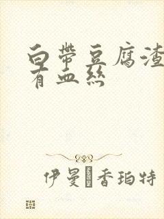 白带豆腐渣状伴有血丝