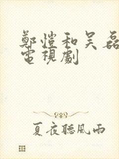 郑恺和吴磊演的电视剧