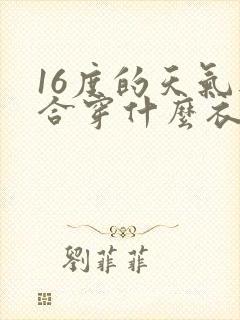 16度的天气适合穿什么衣服