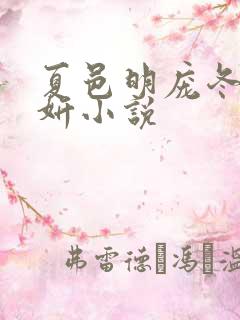 夏邑明庞冬梅王妍小说