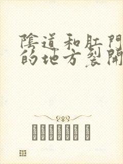 阴道和肛门中间的地方裂开好多小口子