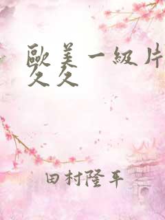 欧美一级片特级久久