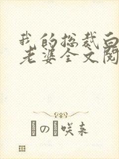 我的总裁白富美老婆全文阅读无删减