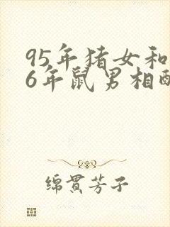 95年猪女和96年鼠男相配吗