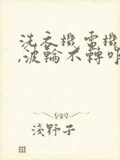 洗衣机电机正常,波轮不转咋回事