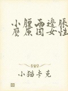 小腹两边胀痛什么原因女性