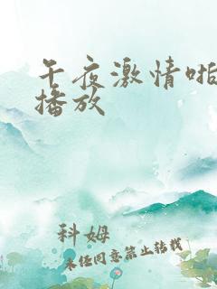 午夜激情啪在线播放