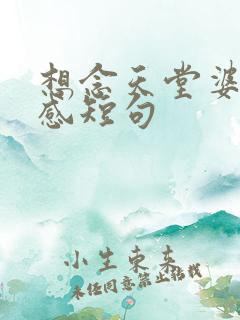 想念天堂婆婆伤感短句