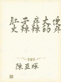 肚子疼大便肛门火辣辣的疼怎么回事