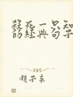 杀死一只知更鸟的经典句子