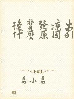 后背发凉出汗是什么原因引起的