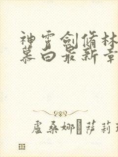 神霄剑修林枫苏慕白最新章节目录