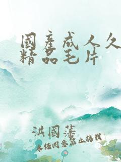 国产成人久久久精品毛片