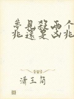 梦见杀两个是吉兆还是凶兆