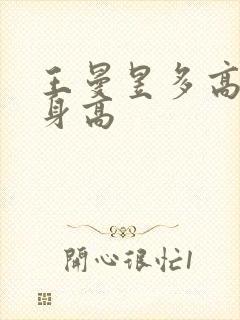 王曼昱多高真实身高