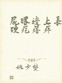 屁眼边上长一个硬疙瘩疼