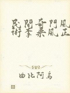 民间奇门风水秘术李乘风正版小说