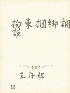 拘束捆绑调教小说