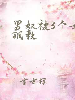 男奴被3个女王调教