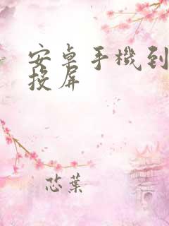 安卓手机到电脑投屏