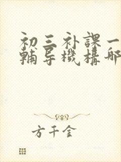 初三补课一对一辅导机构哪个好