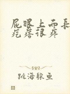 屁眼上面长个肉疙瘩很疼