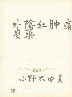 外阴红肿痛抹什么药