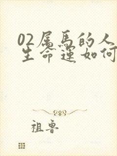 02属马的人一生命运如何