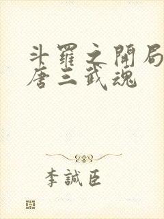 斗罗之开局揭露唐三武魂