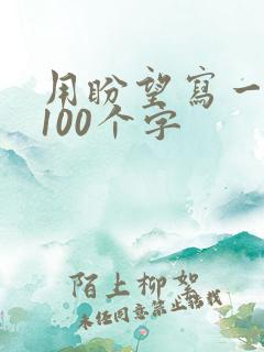 用盼望写一段话100个字