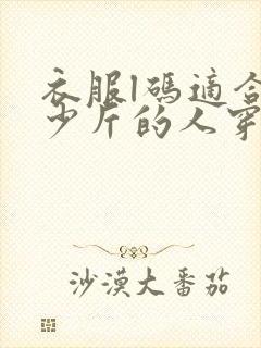 衣服l码适合多少斤的人穿