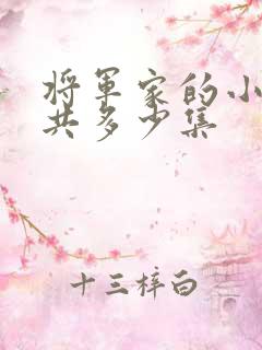 将军家的小娘子共多少集