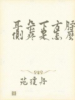 耳朵下方脖子两侧疼是怎么回事