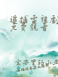 追捕电视剧全集免费观看