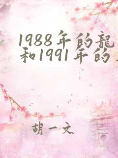 1988年的龙和1991年的羊相配吗