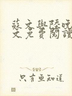 苏文与陆晚风全文免费阅读