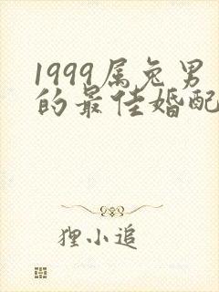 1999属兔男的最佳婚配属相