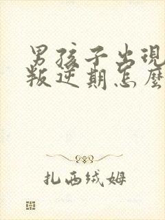 男孩子出现青春叛逆期怎么办