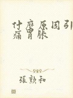 什么原因引起胃痛胃胀