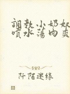 调教小奶奴高h喷水荡肉爽文