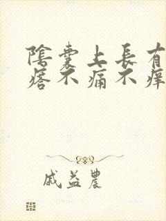 阴囊上长有小疙瘩不痛不痒