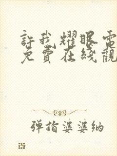 许我耀眼电视剧免费在线观看