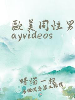 欧美同性男同gayvideos