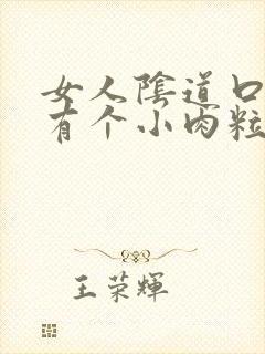 女人阴道口里面有个小肉粒