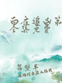 白夜追凶第二季全集免费